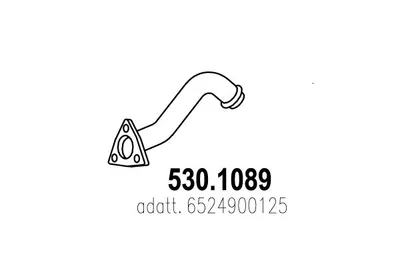Auspuffrohr ASSO 530.1089