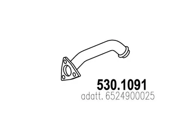 Auspuffrohr ASSO 530.1091