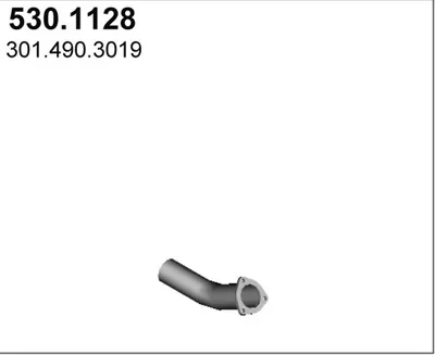 Auspuffrohr ASSO 530.1128
