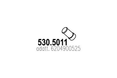 Auspuffrohr ASSO 530.5011