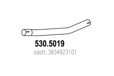 Auspuffrohr ASSO 530.5019