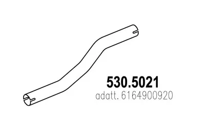 Auspuffrohr ASSO 530.5021