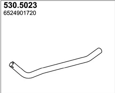 Auspuffrohr ASSO 530.5023