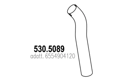 Auspuffrohr ASSO 530.5089