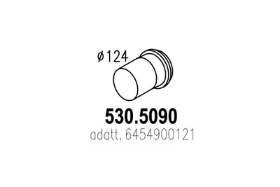 Auspuffrohr ASSO 530.5090