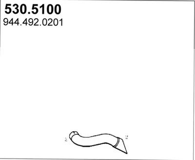 Auspuffrohr ASSO 530.5100
