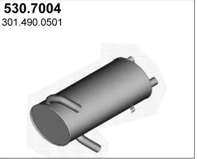 Zentral- und Oberschalldämpfer ASSO 530.704