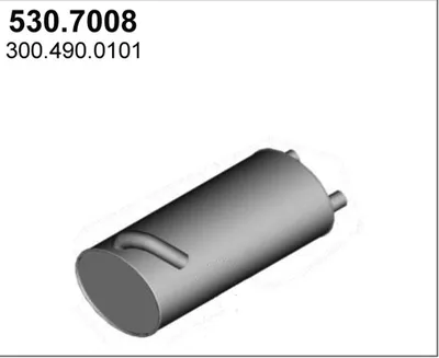 Zentral- und Oberschalldämpfer ASSO 530.7008
