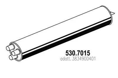 Zentral- und Oberschalldämpfer ASSO 530.7015