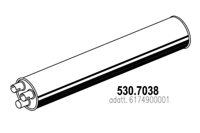 Zentral- und Oberschalldämpfer ASSO 530.7038