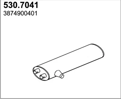Zentral- und Oberschalldämpfer ASSO 530.7041