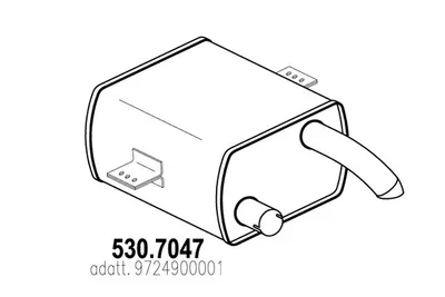 Zentral- und Oberschalldämpfer ASSO 530.7047