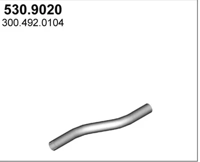 Auspuffrohr ASSO 530.9020