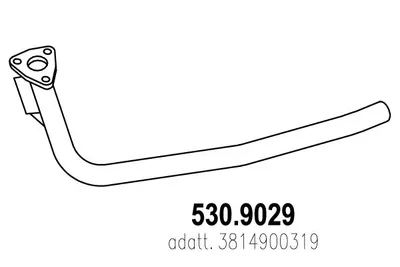 Auspuffrohr ASSO 530.9029