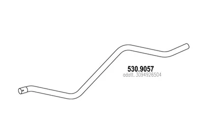 Auspuffrohr Mercedes-Benz T2/L Van · Mercedes-Benz T2/L Stadtfahrzeug · Mercedes-Benz T2/L Plattform/Chassis