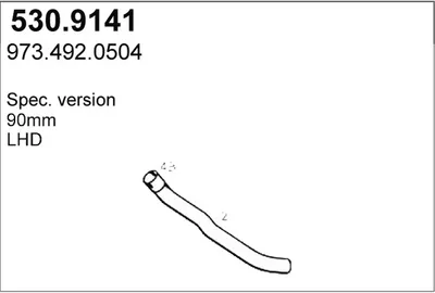 Escape Tube ASSO 530.9141