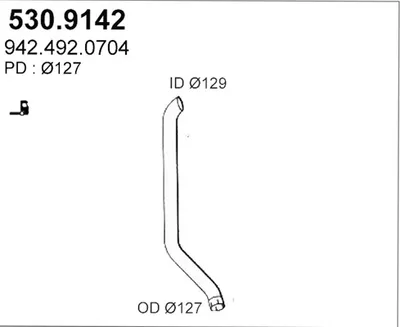 Escape Tube ASSO 530.9142