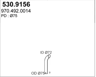 Escape Rohr ASSO 530.9156