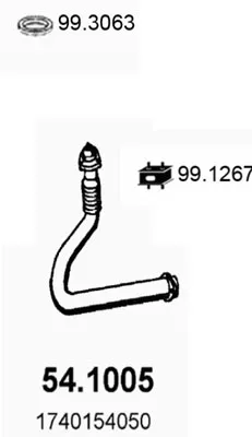 Auspuffrohr Toyota LAND CRUISER