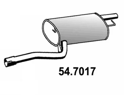 Hintere Schalldämpfer Toyota CARINA E VI Limousine · Toyota CARINA E VI · Toyota CARINA E VI Sportswagon