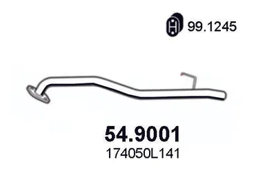 Auspuffrohr Toyota HILUX VII Pickup