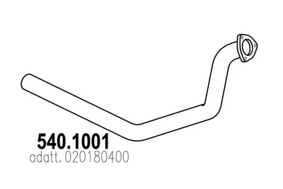 Auspuffrohr ASSO 540.1001