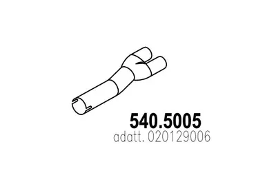 Auspuffrohr ASSO 540.505