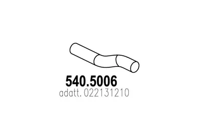 Auspuffrohr ASSO 540.506