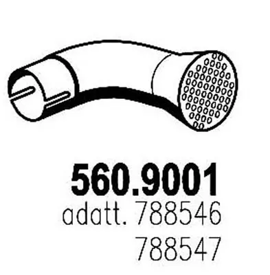 Auspuffrohr ASSO 560.901