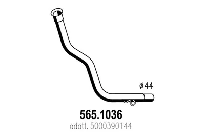 Auspuffrohr ASSO 565.1036