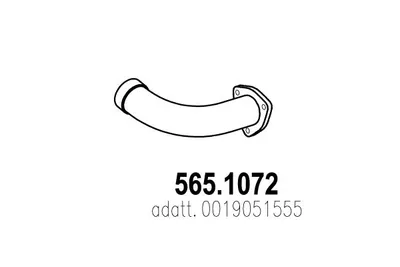 Auspuffrohr ASSO 565.1072