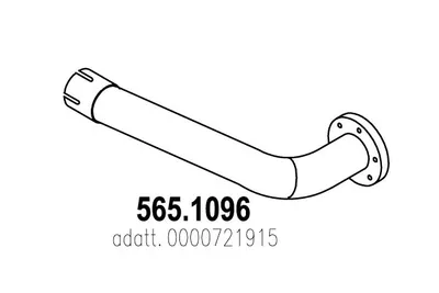 Auspuffrohr ASSO 565.1096