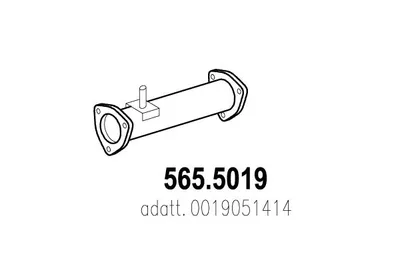 Auspuffrohr ASSO 565.5019