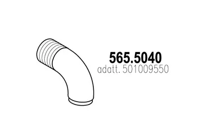 Auspuffrohr ASSO 565.5040