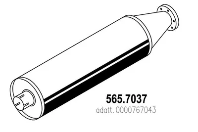 Zentral- und Oberschalldämpfer ASSO 565.7037