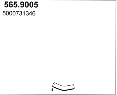 Auspuffrohr ASSO 565,905