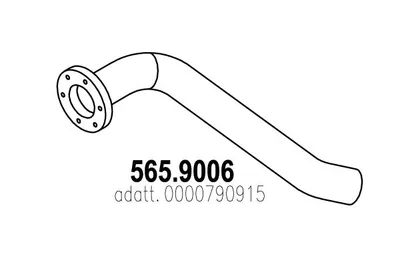Auspuffrohr ASSO 565.9006