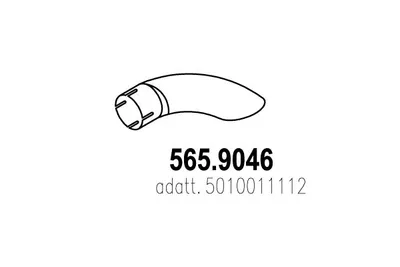 Auspuffrohr ASSO 565.9046