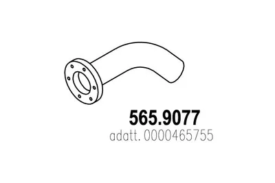 Auspuffrohr ASSO 565.9077