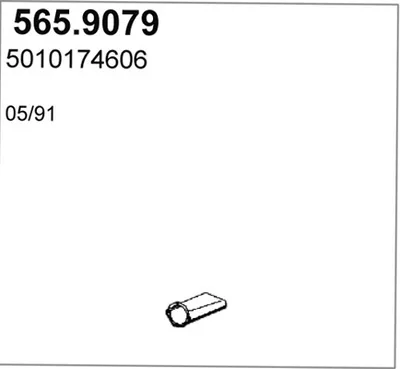 Auspuffrohr ASSO 565.9079