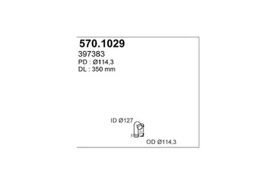 Auspuffrohr ASSO 570.1029