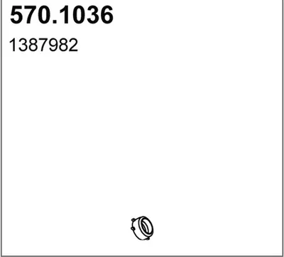 Auspuffrohr ASSO 570.1036