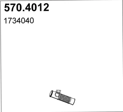Flexible Verbindung, Abgas ASSO 570.4012