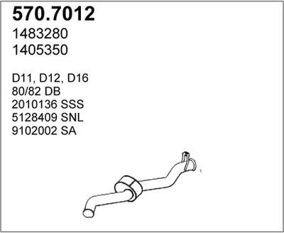 Zentral- und Oberschalldämpfer ASSO 570.7012