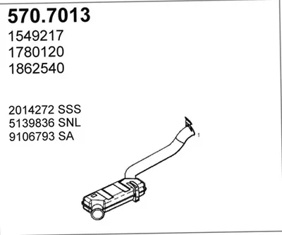 Zentral- und Oberschalldämpfer ASSO 570.7013