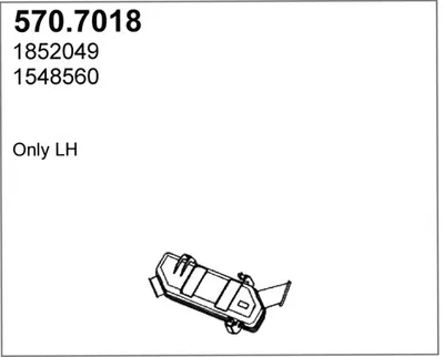 Zentral-/Außenschalldämpfer ASSO 570.7018