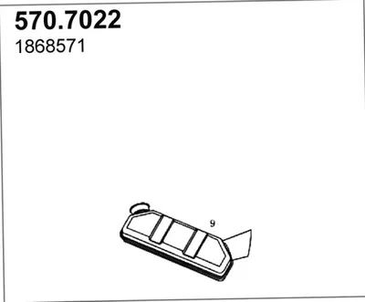 Zentral- und Oberschalldämpfer ASSO 570.7022