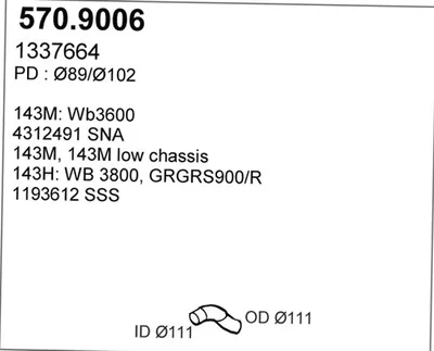 Auspuffrohr ASSO 570.9006
