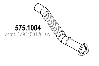 Auspuffrohr ASSO 575.1004