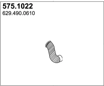 Abgasschlauch ASSO 575.1022